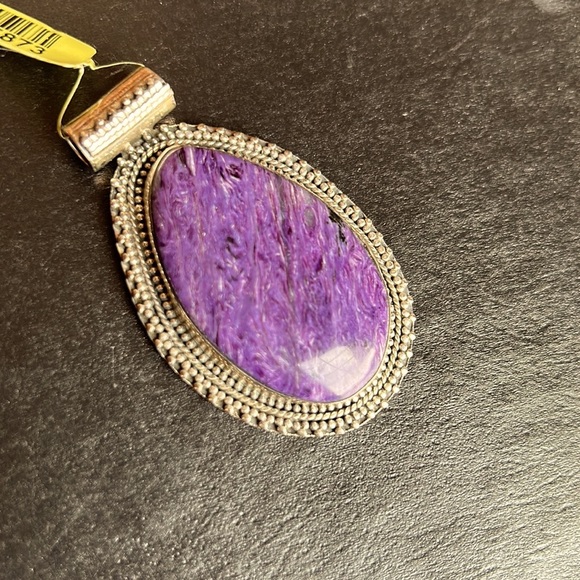Siberian Charoite Pendant - Picture 2 of 5